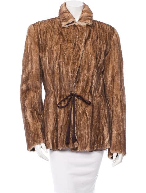 prada mink coat